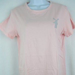 Dutch Bros Be Aware Pink T Shirt Medium Junior W